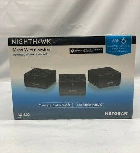 NETGEAR MK63S100NAS Nighthawk Home Mesh WiFi Extender - Black