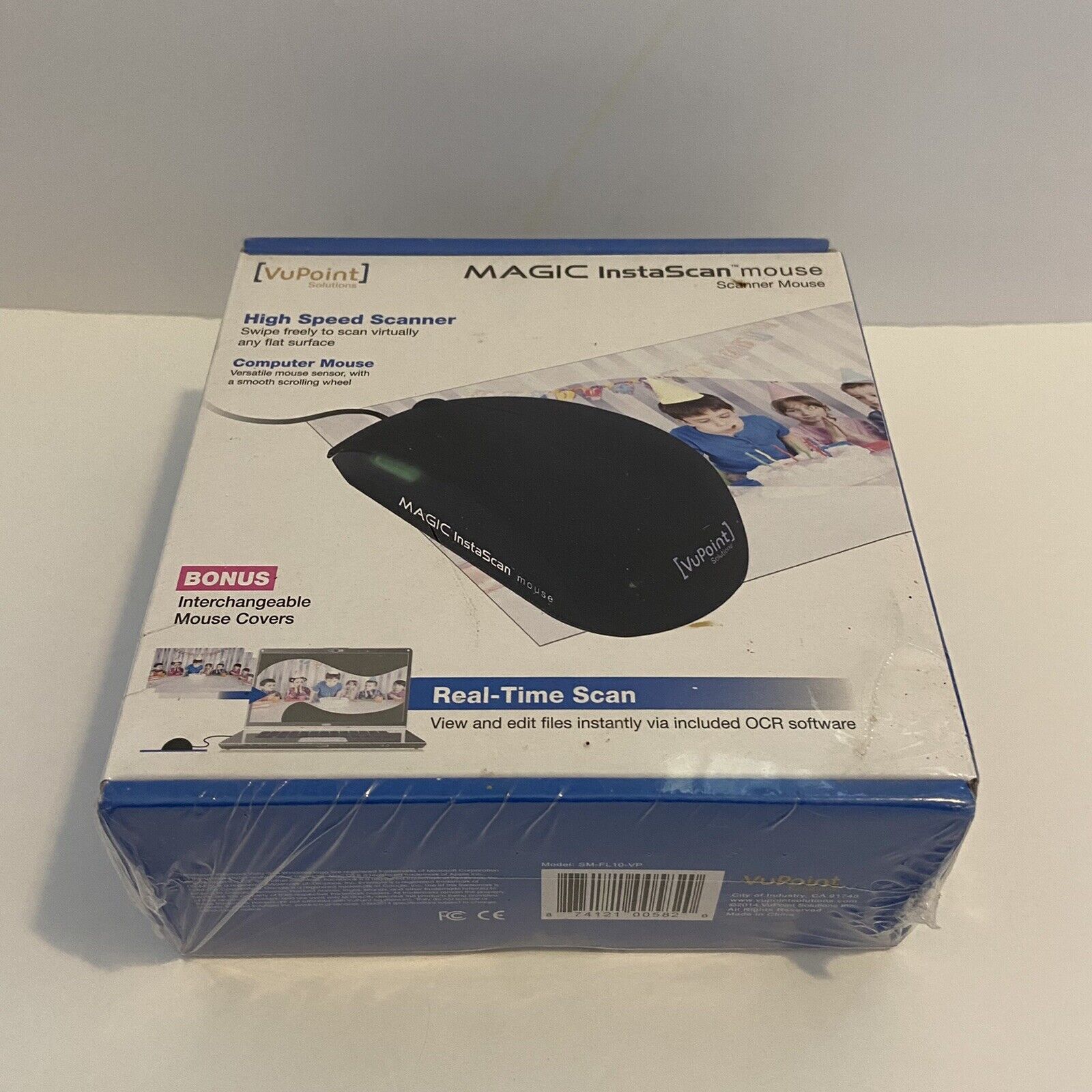 New VuPoint Solutions Magic InstaScan Mouse Dual Feature Scanner Computer Mouse