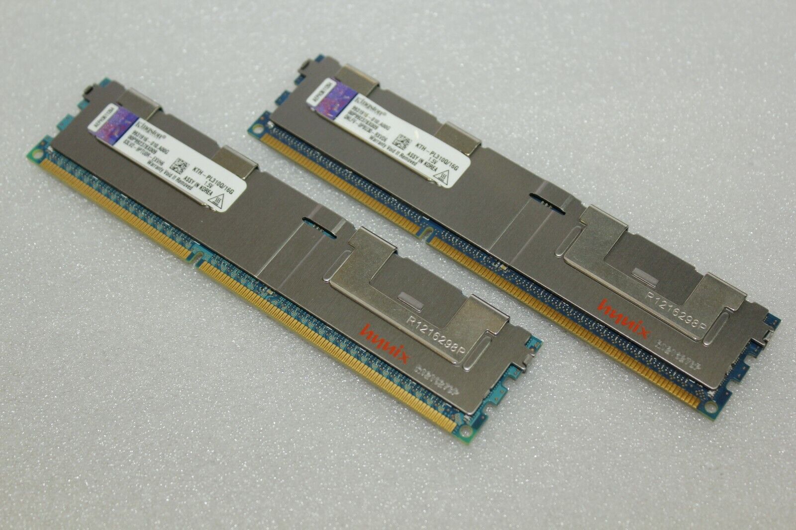 KINGSTON 32GB (16GBX2) KTH-PL310Q/16G DDR3 PC3-8500 ECC REG DIMM MEMORY RAM