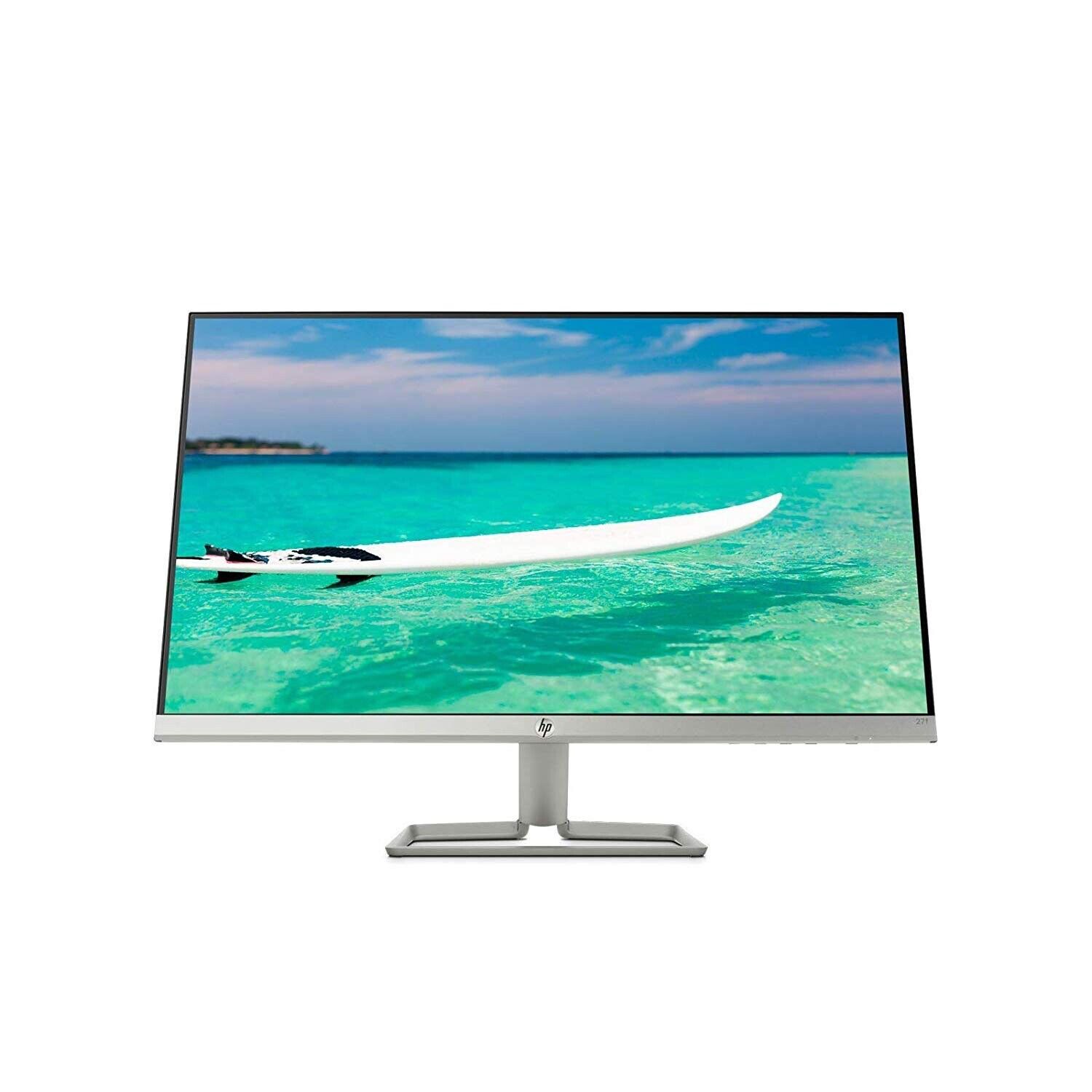 HP 27f 27 inch Monitor, full HD ultra-slim display with FREE Govee led lights
