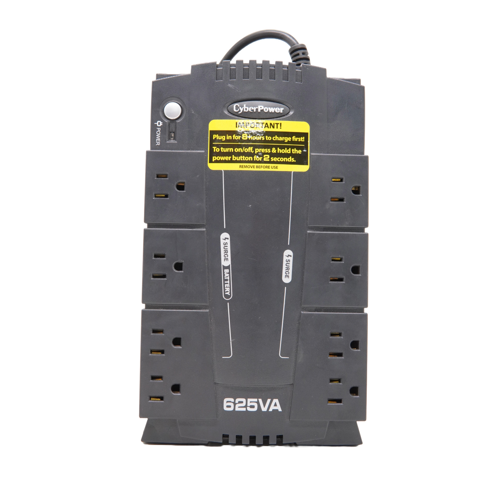 Cyberpower ST625U 625 VA 360 W 8-Outlet Uninterruptible Power Supply