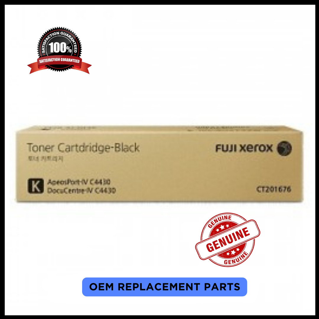 CT201676 Fuji Xerox Toner Cartridge Black (K) - 16,000 Pages Genuine OEM
