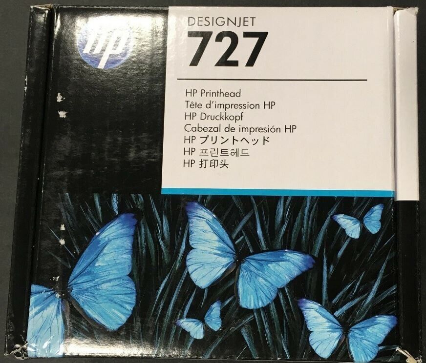New Genuine Original Factory Sealed HP B3P06A Genuine Printhead HP 727 2018