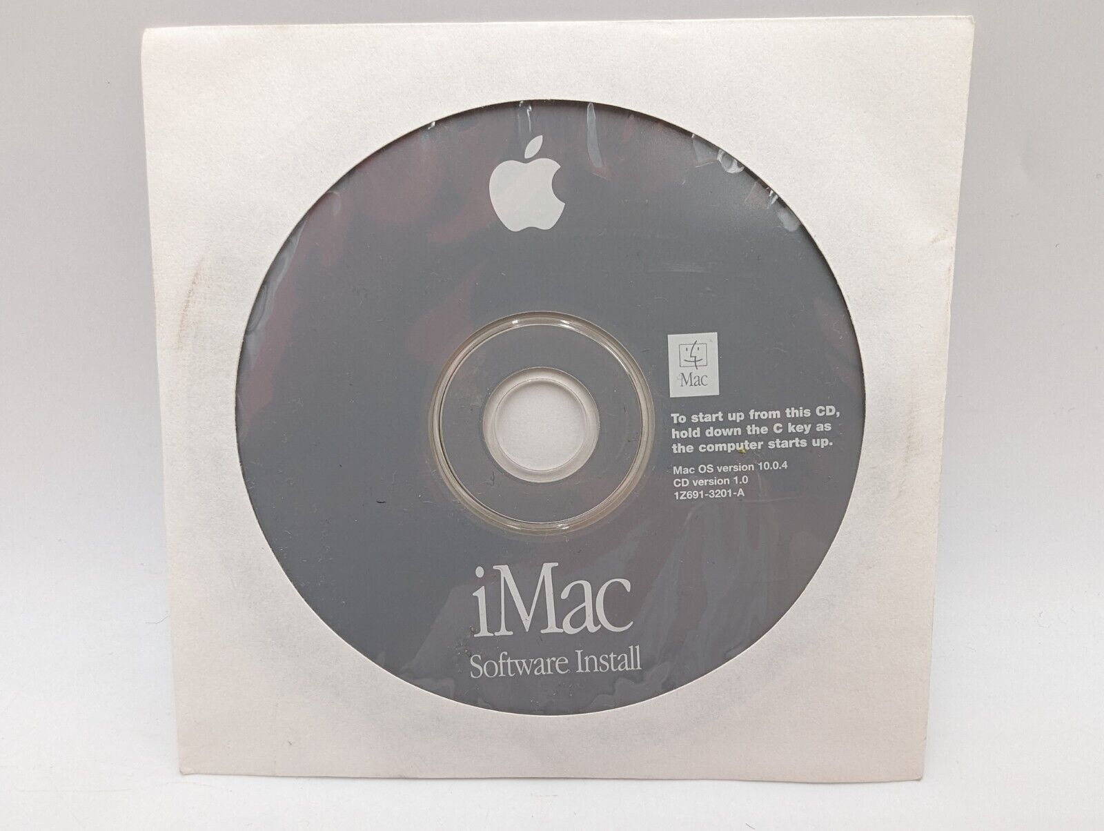 Apple iMac Software Install 10.0.4 CD Disc 2000 CLEAN DISC