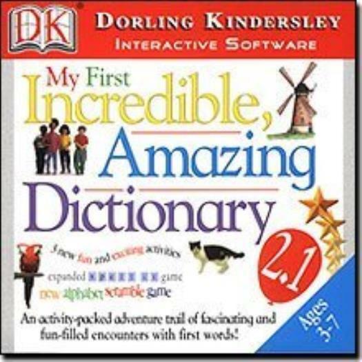 My First Incredible Amazing Dictionary 2.0 PC CD learn word definitions pictures