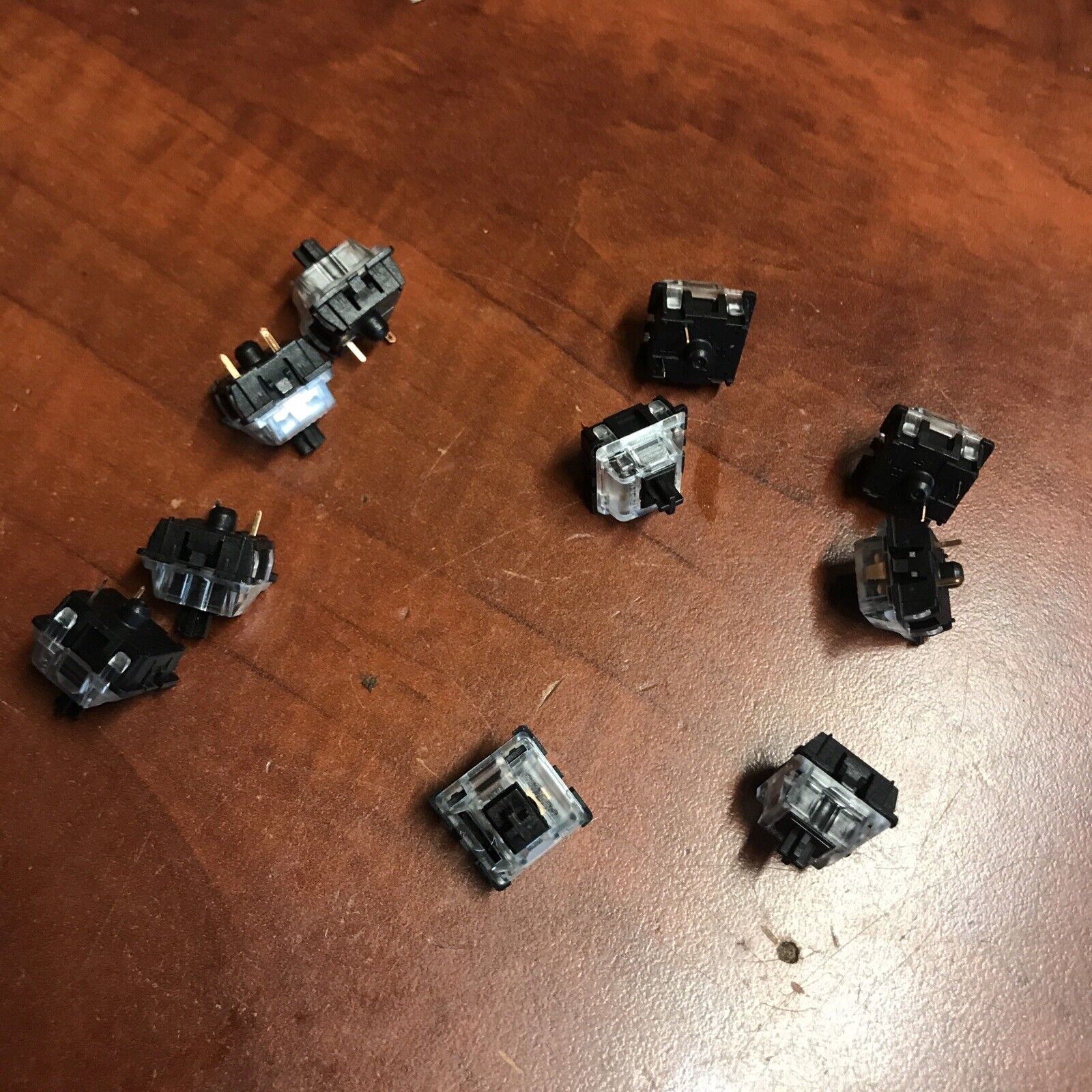 10x Pieces 2 Pin For Gateron MX Black RGB Mechanical Keyboard Switches Lot