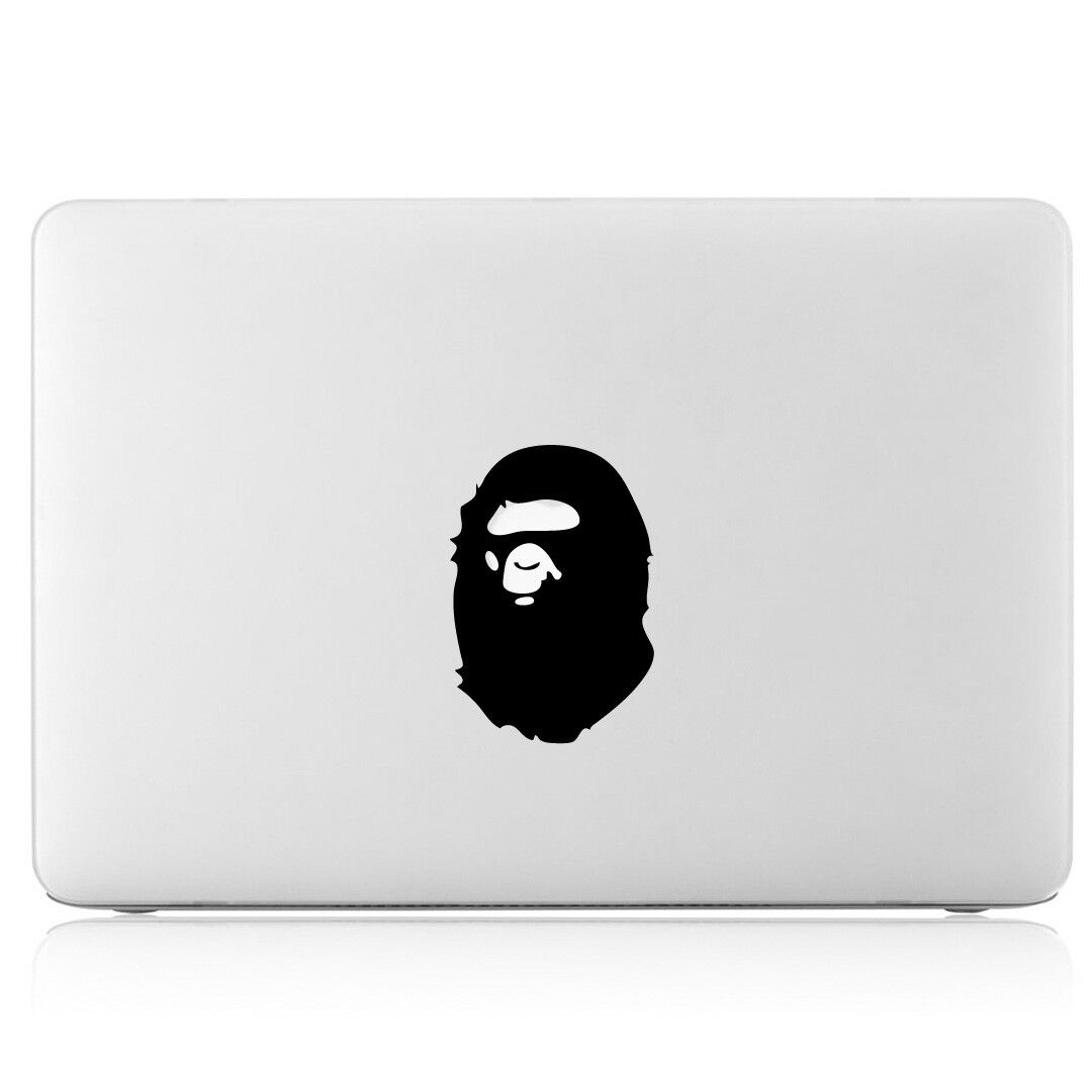 Bape Ape Gorilla Logo Vinyl Decal Sticker for Apple Macbook Air/Pro Laptop