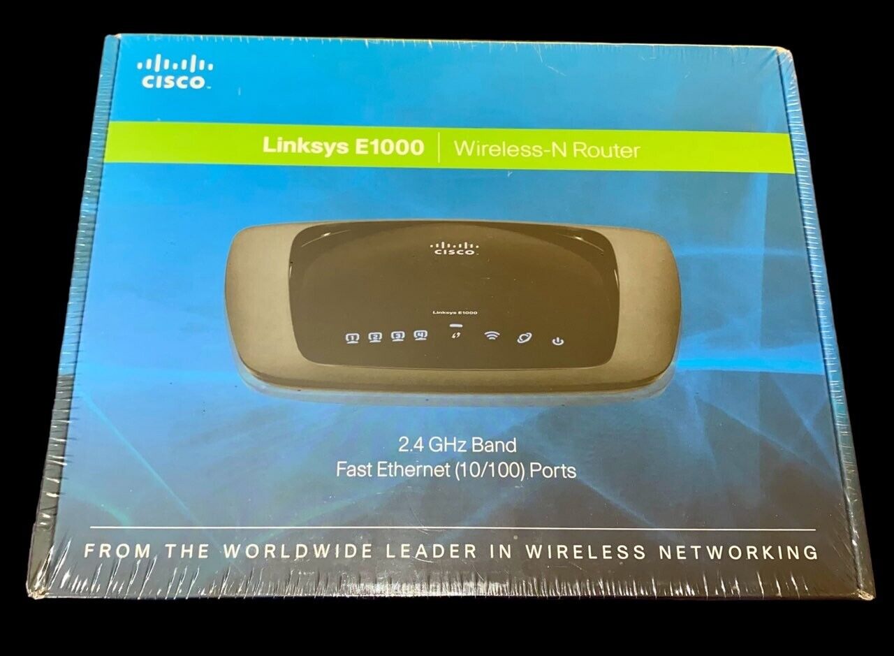 Linksys E 1000 Wireless N Router Cisco New