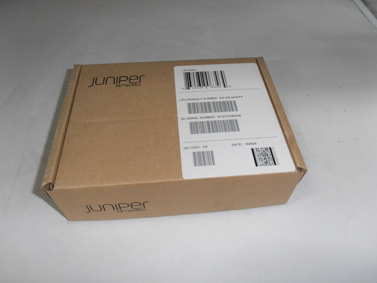 Juniper EX-UM-4X4SFP Uplink Module For EX4300 Switch  - New Factory Sealed