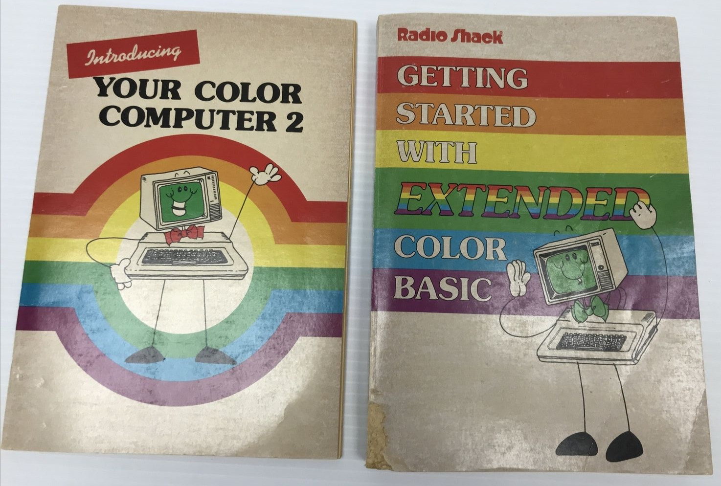 Getting Started with Extended Color Basic ~2 Books~ Radio Shack/Tandy Corp