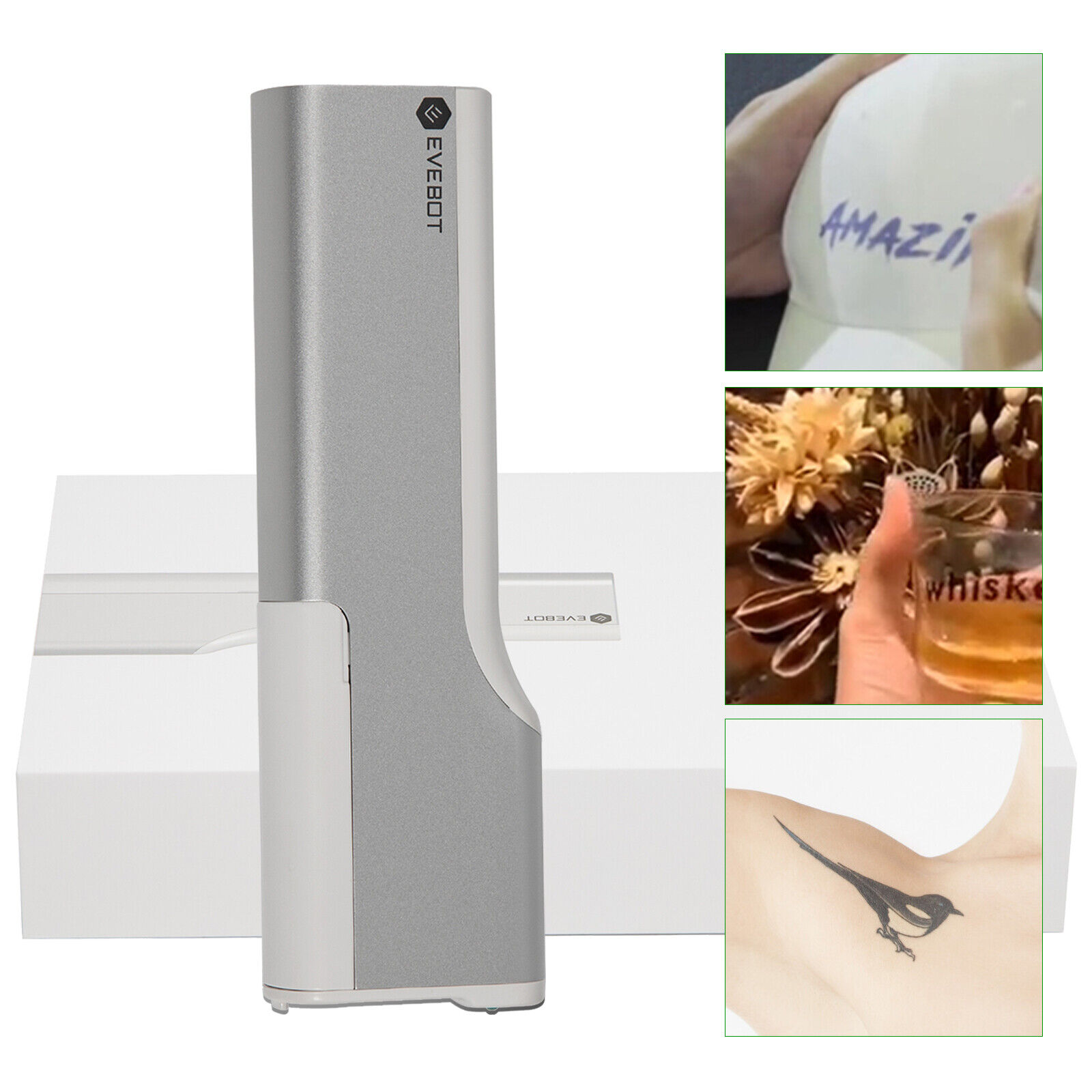 Print Pen Inkjet Pen Portable Printer Tattoo Printing WIFI Handheld Gift DIYing