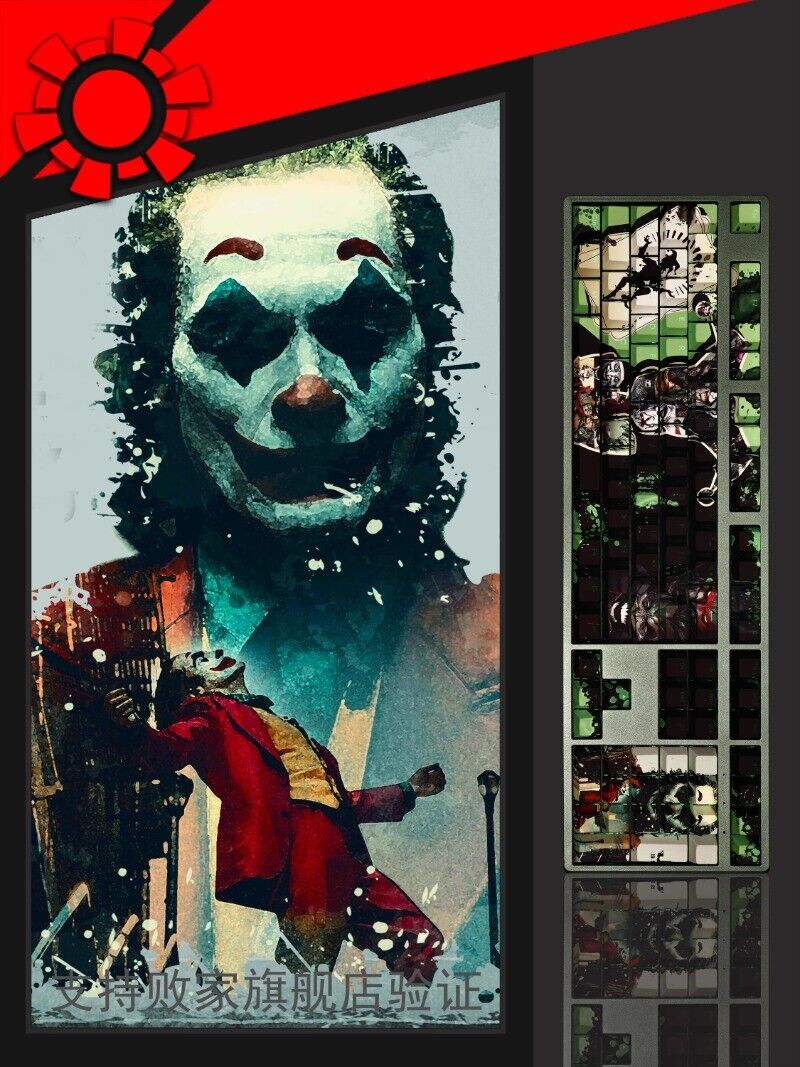 Joker Transparent Keycap Vector Sublimation PBT Supervillain Batman DC Joker