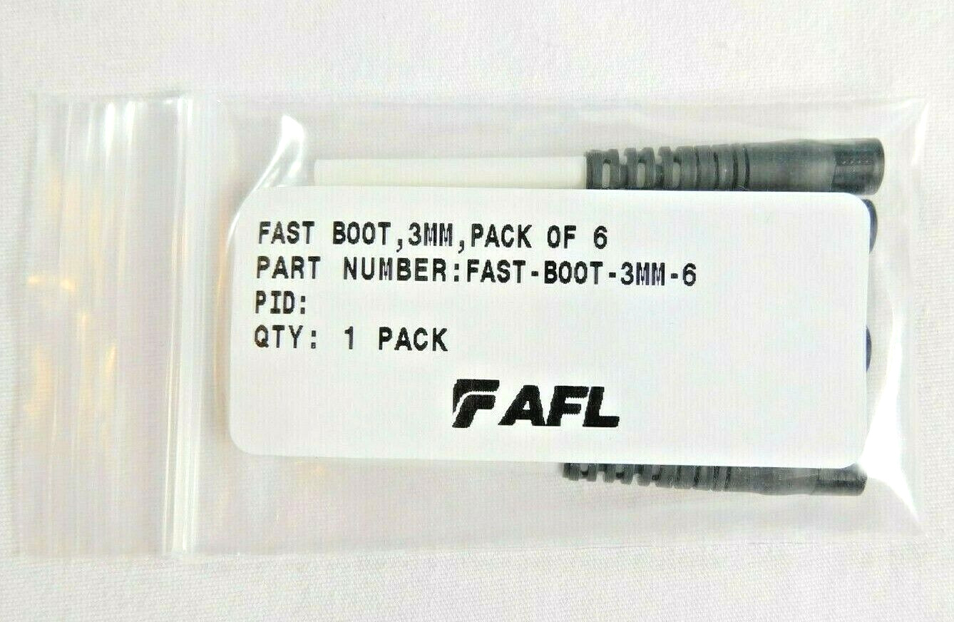 FAST-BOOT-3mm-6 Boots for FAST-LC-MM50L-6 FASTConnect Connectors 3mm Boots ONLY