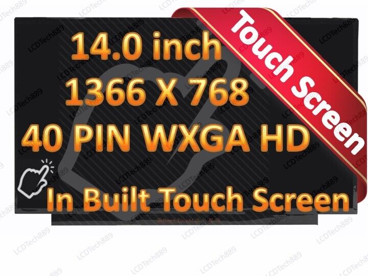 L52359-392 - New 14.0 HD SVA 45% 220n eDP Touch LED Screen with Digitizer
