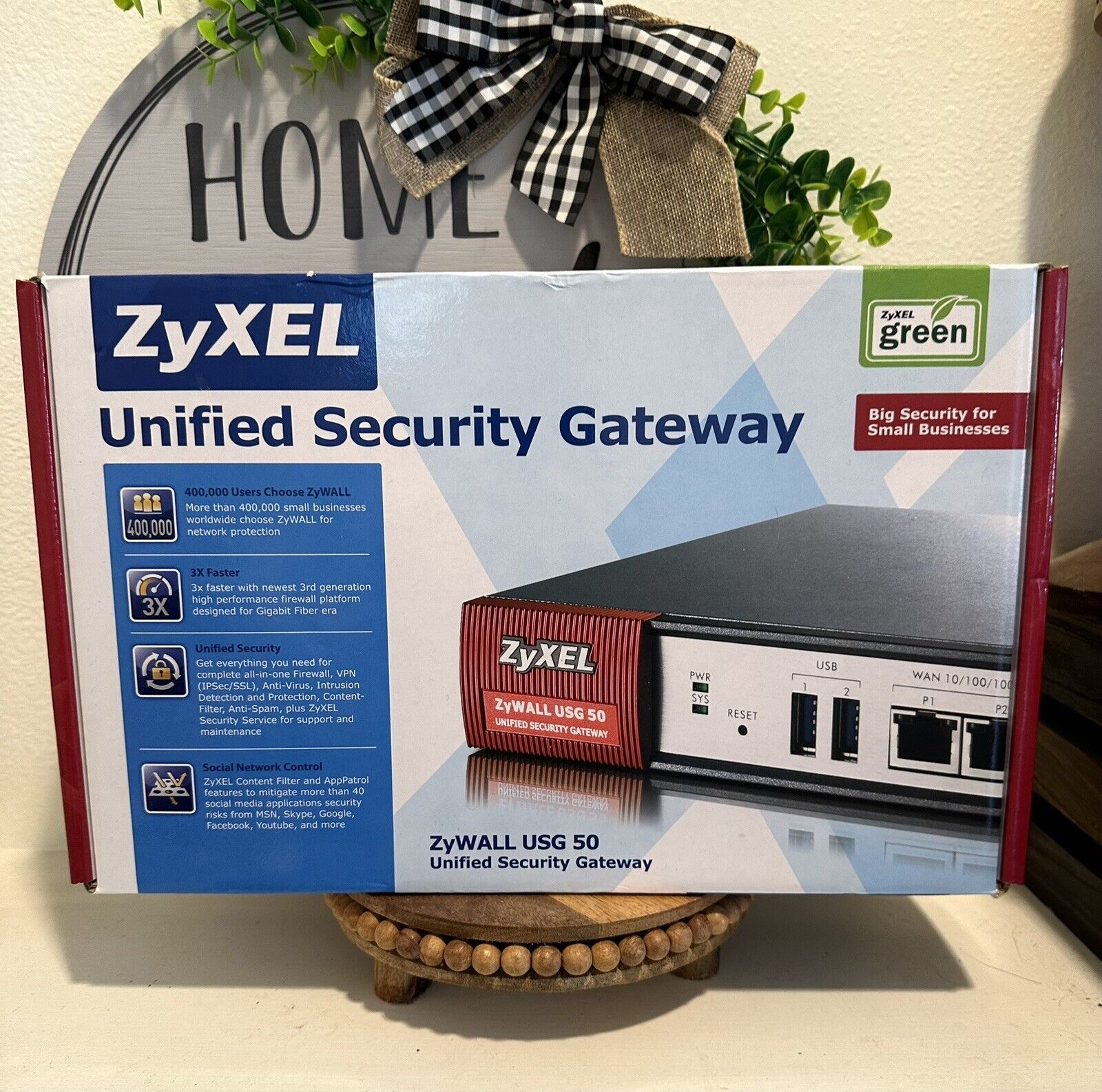 Zyxel Zywall USG 50 Unified Security Gateway (ZWUSG50) BRAND NEW