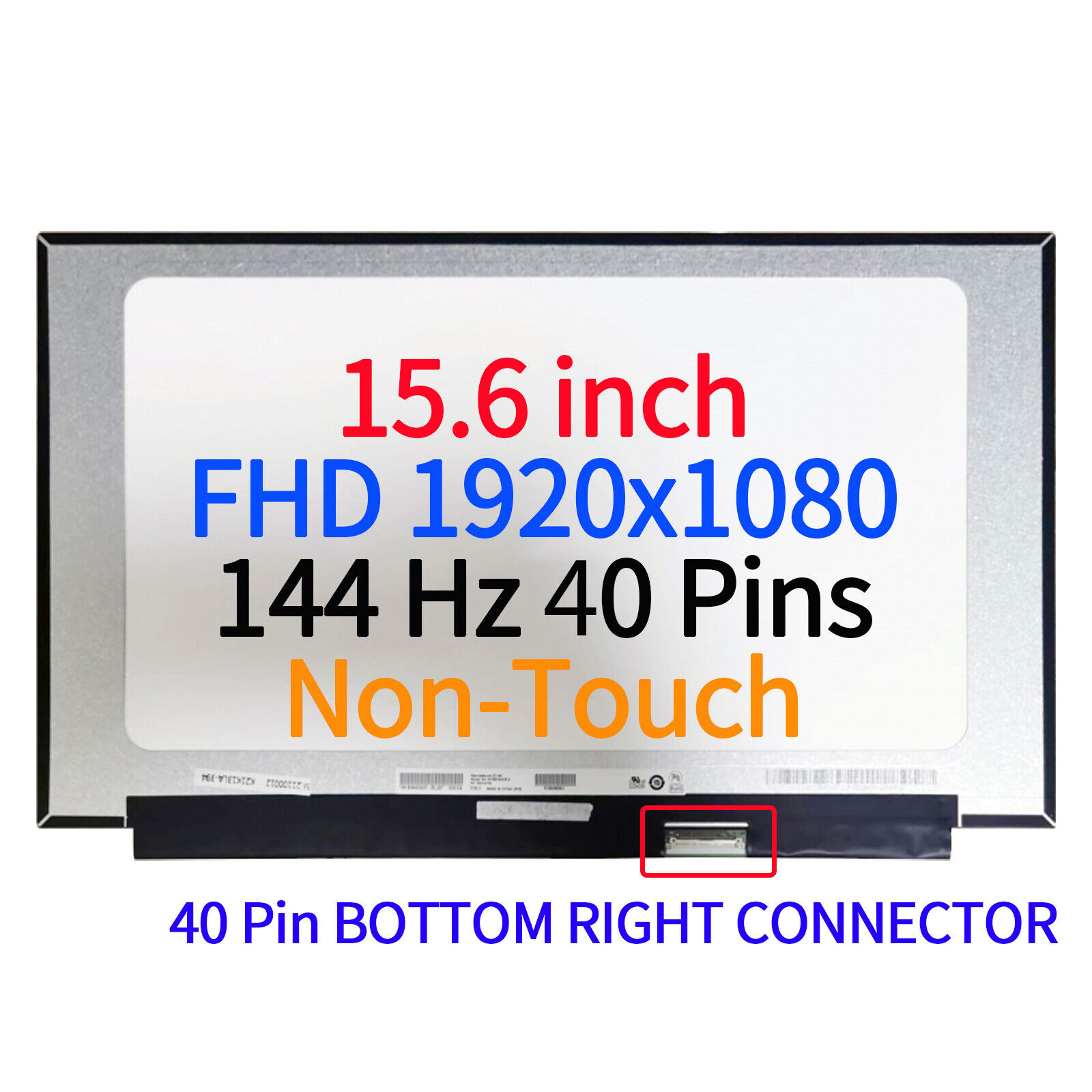 LM156LF2F 01 03 LM156LF2F01 LM156LF2F03 144Hz LED LCD Screen FHD 1920x1080 Matte