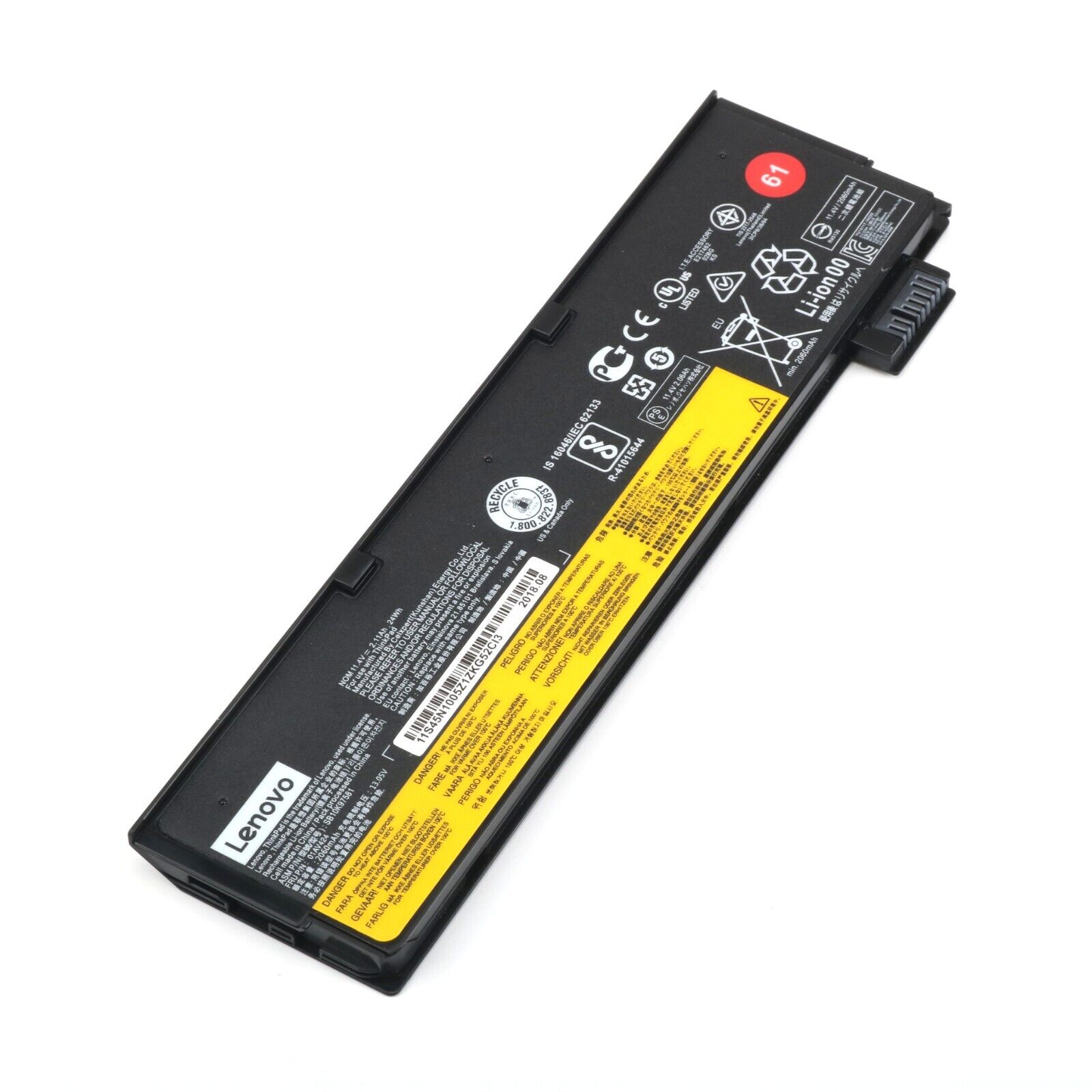 61 Genuine 01AV424 SB10K97581 Battery for Lenovo ThinkPad T470 T480 T570 P51s