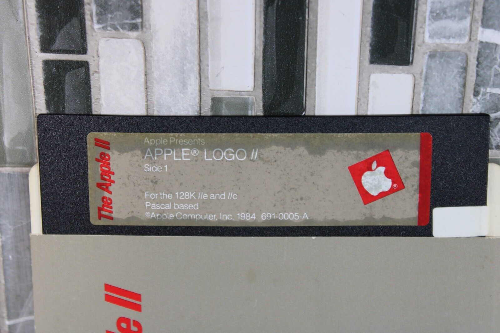 The Apple II presents Apple Logo II Side One Vintage Floppy Disk