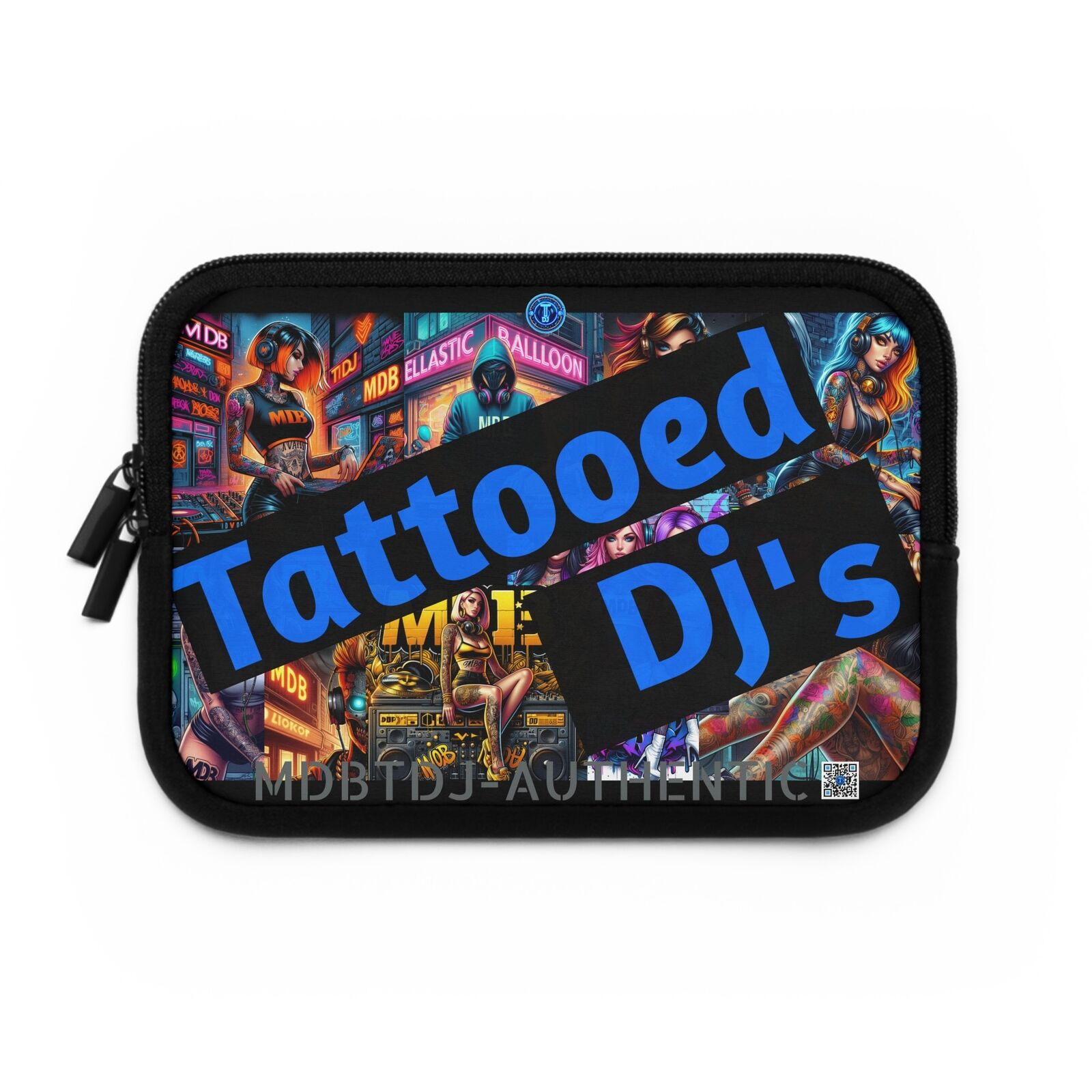 MDBTDJ Tattooed Dj\'s Limited Edition Laptop / Tablet Bag for 7 to 17 inch 
