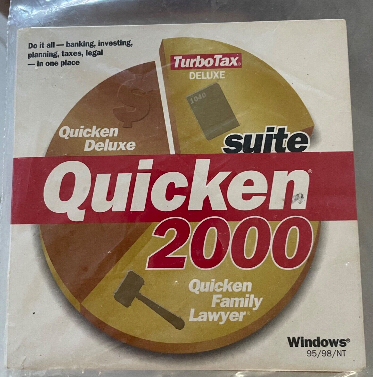 QUICKEN DELUXE 2000 Suite for Windows (Quicken, TurboTax and Lawyer)