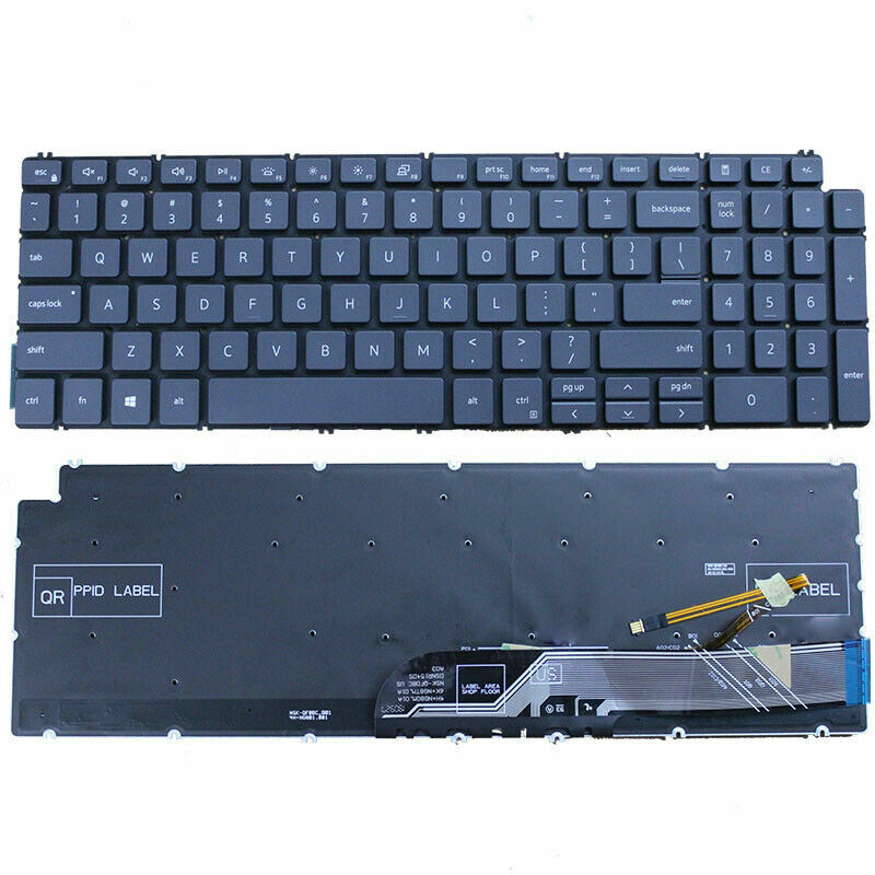 New Backlit Keyboard for Dell Inspiron P42E P88F P90F US Black