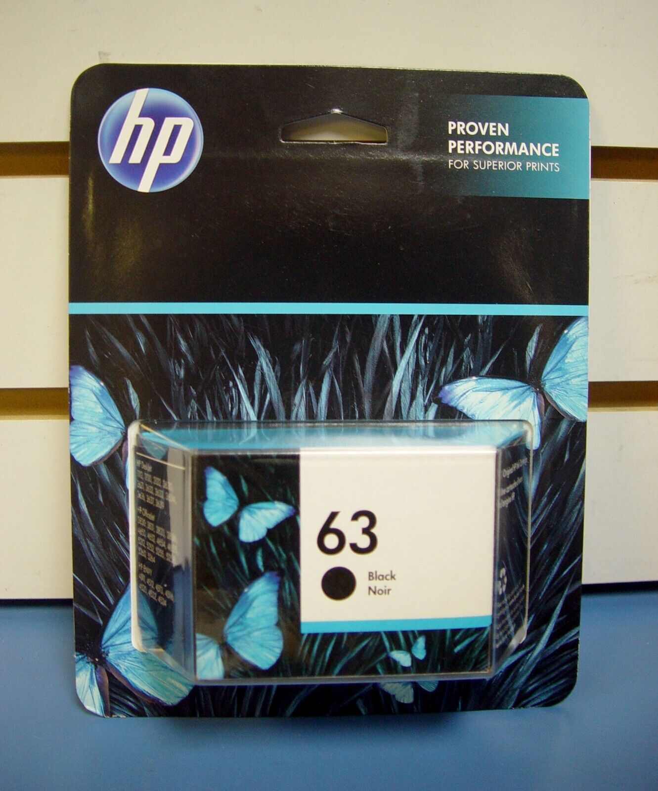 HP 63 Hewlett Packard F6U62AN Black Ink Cartridge Exp  2025 New Genuine