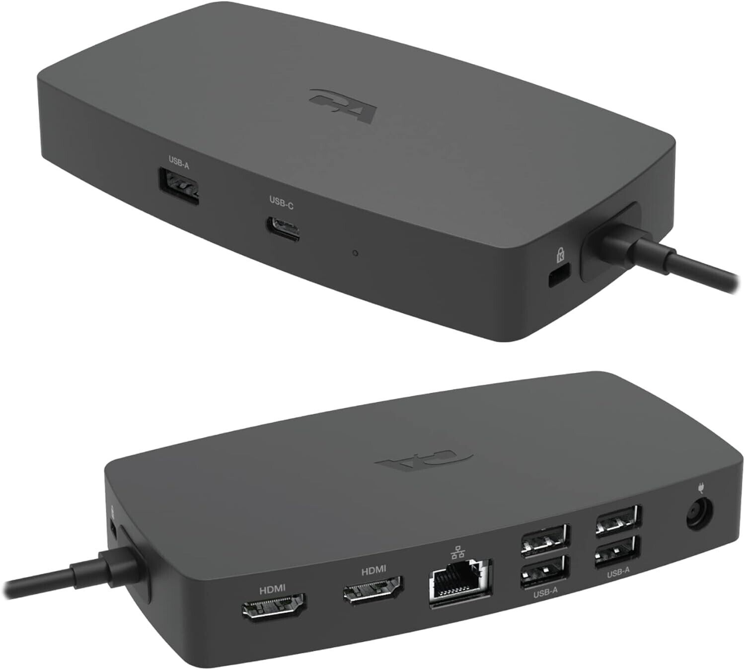 Cyber Acoustics Essential Laptop USB-C Docking Station 4K HDMI USB Ethernet Port