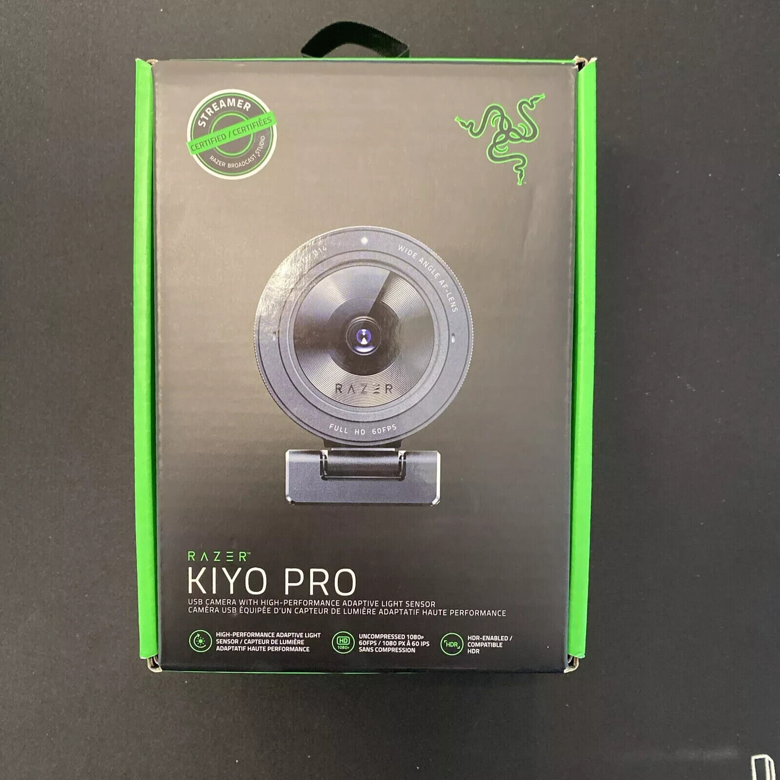 Razer Kiyo Pro Streaming Webcam 1080p 60FPS-New-Factory Sealed/FREE SHIPPING USA