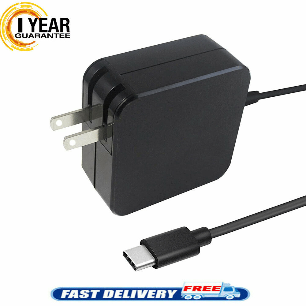 Universal 45W USB C Laptop Charger for Hp Asus Samsung Acer Lenovo Dell Google 