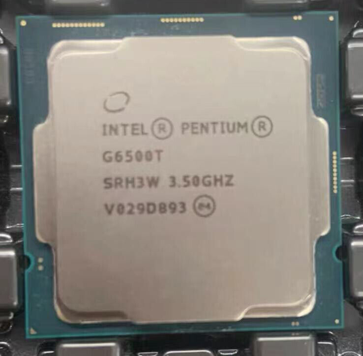 10th generation Intel Pentium G6500T LGA1200 3.5GHz dual-core SRH3W CPUprocessor