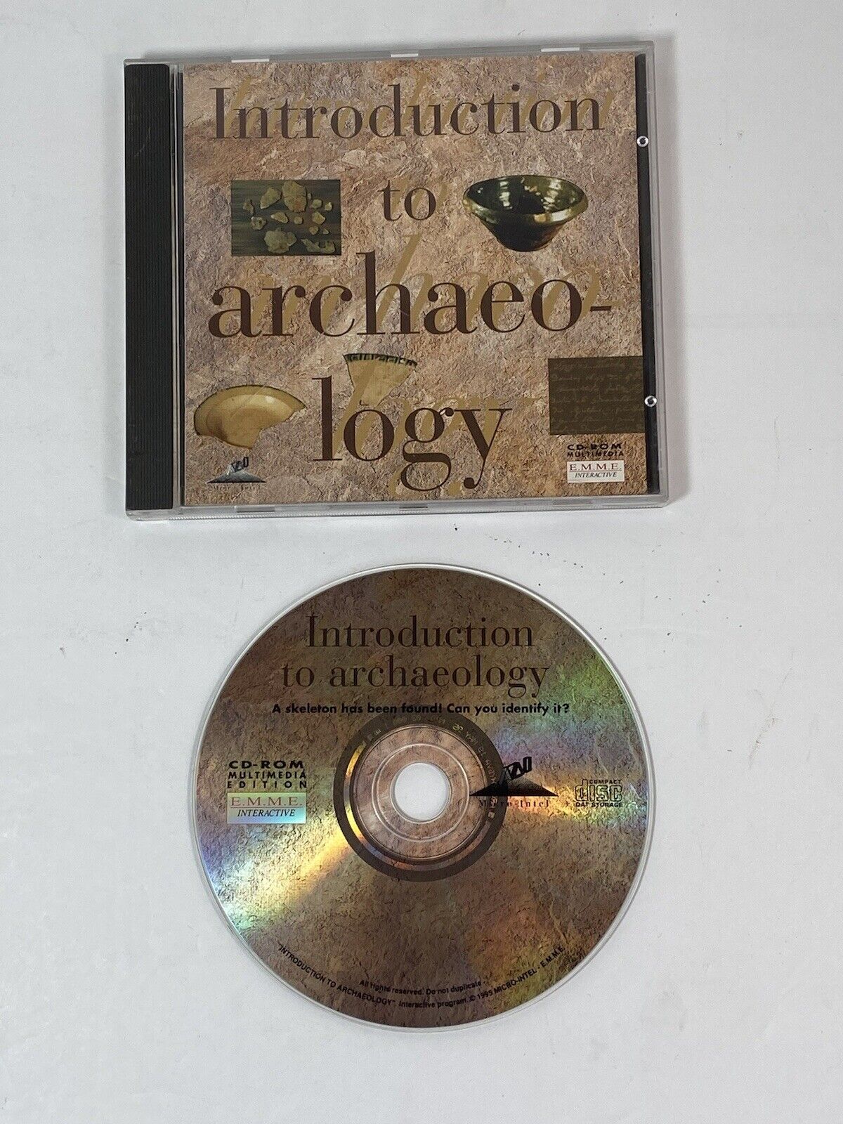 Introduction To Archaeology Interactive CD ROM 1995 For Mac & PC