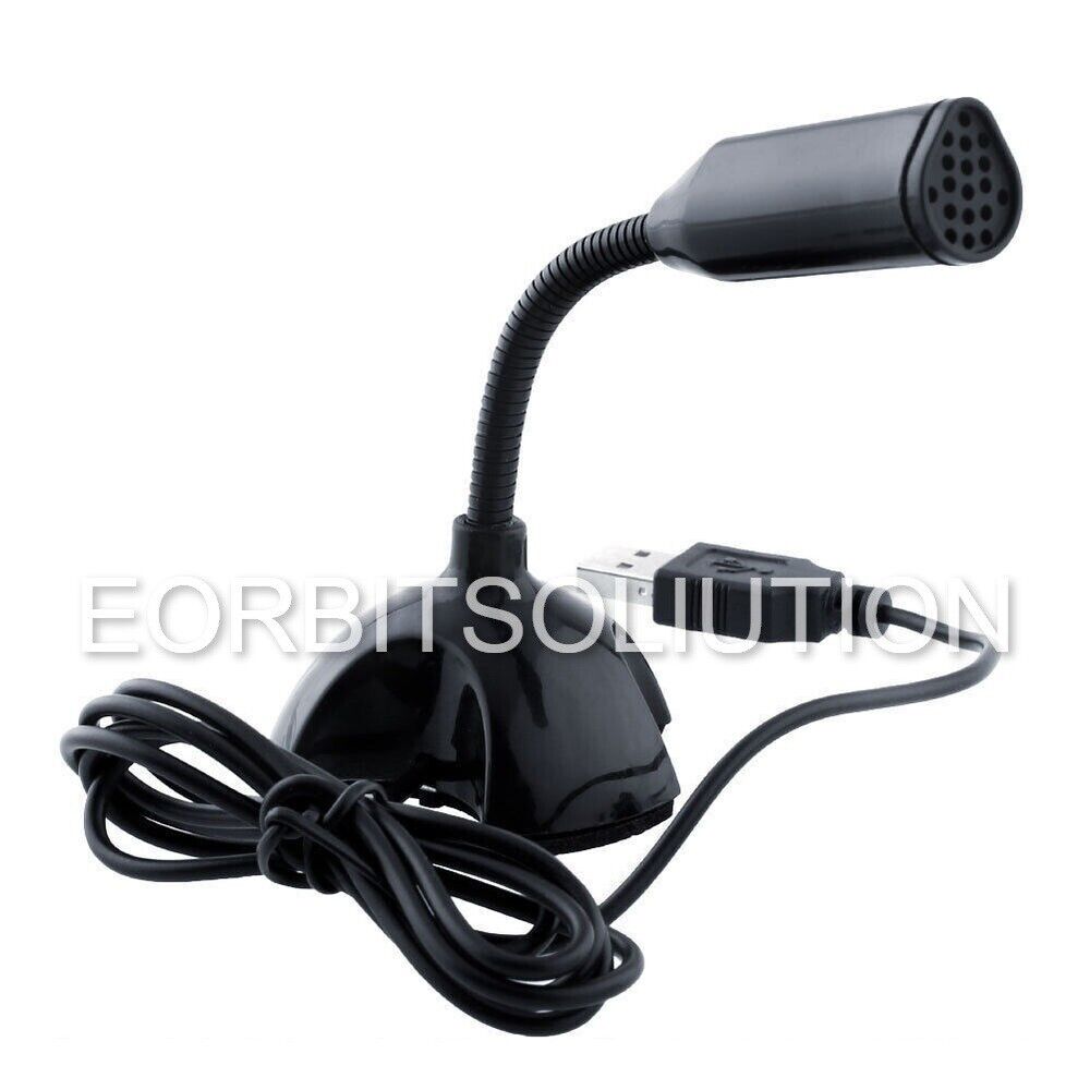 for Tablet Laptop Black Mini Studio Speech New USB Stand Instrument Microphone