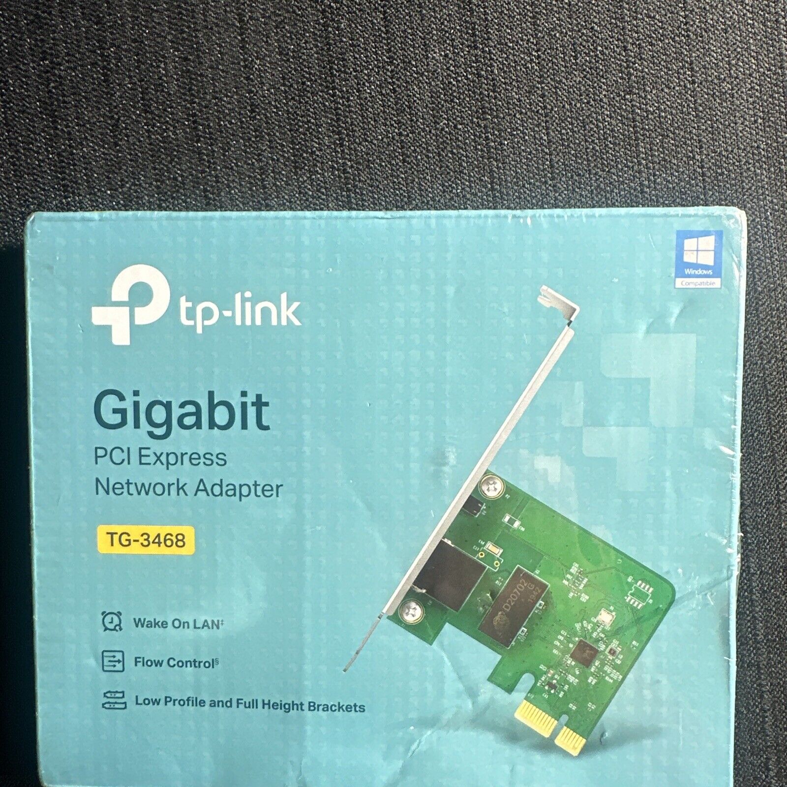 TP-LINK TG-3468 PCI EXPRESS Network Adapter Gigabit. Factory Sealed New