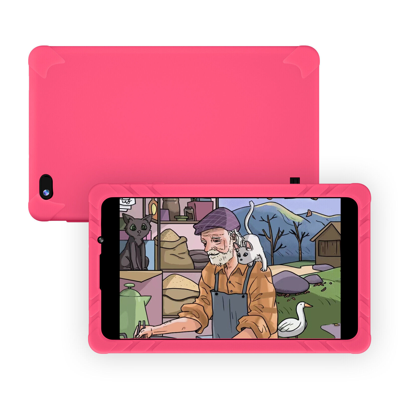 SGIN Tablet for Kids 8 Inch Android with Parental Control APP 2GB RAM 64GB ROM