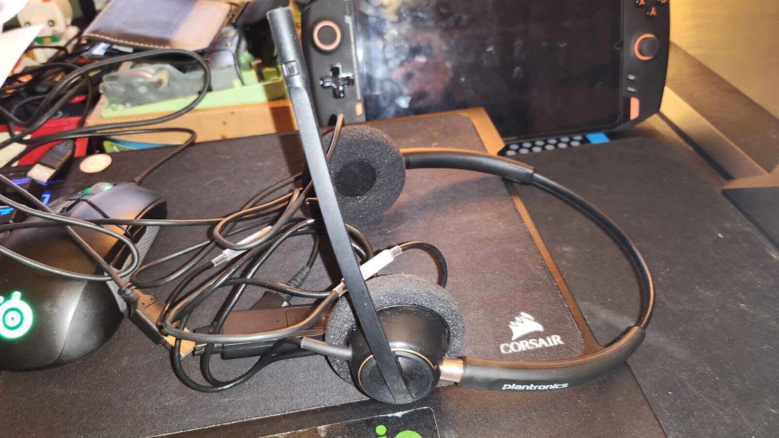 Plantronics Headset And Microphone