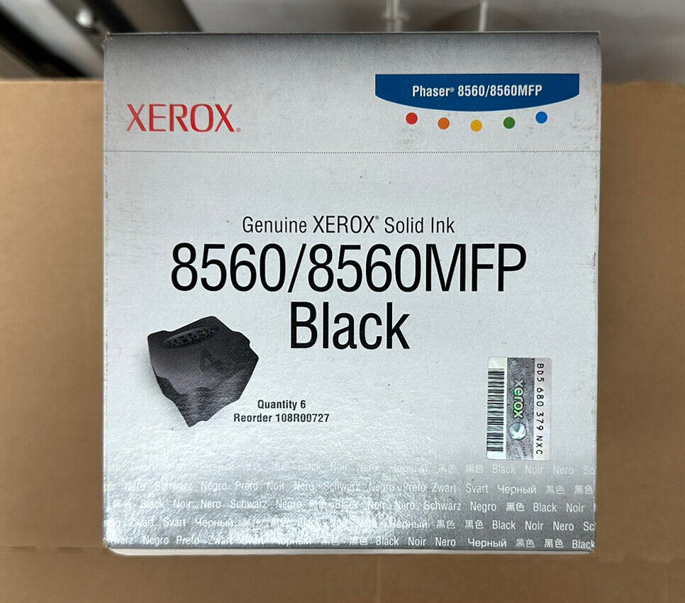 Xerox 8560 Black, Factory Sealed , Sold As A Lot Or Individually Upon Offer