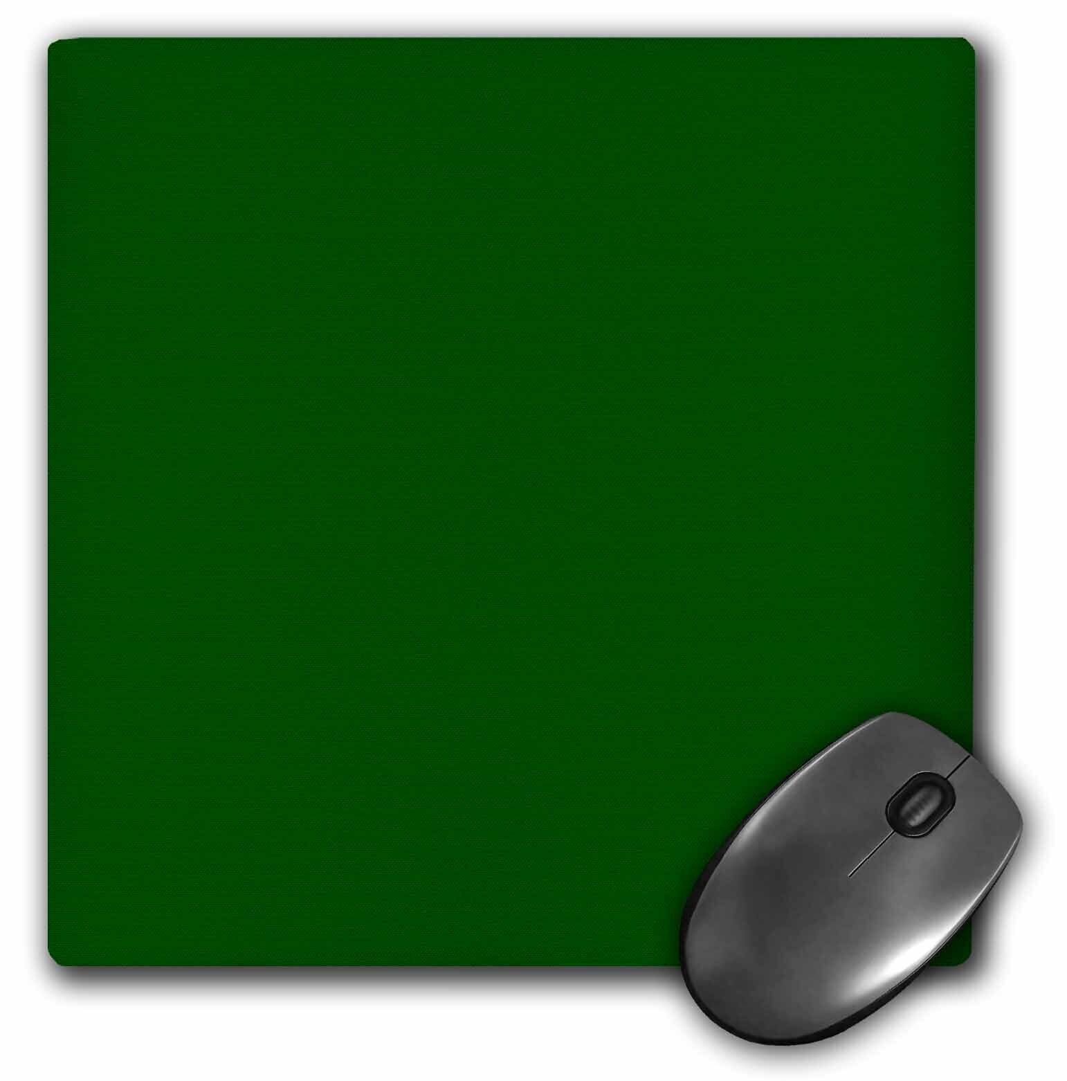 3dRose Dark bottle green - plain simple one single solid color - Hunter green Mo