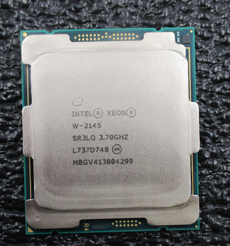 Genuine  Intel Xeon W-2145 3.70Ghz  8 Cores 11MB LGA2066 CPU P/N: SR3LQ Tested