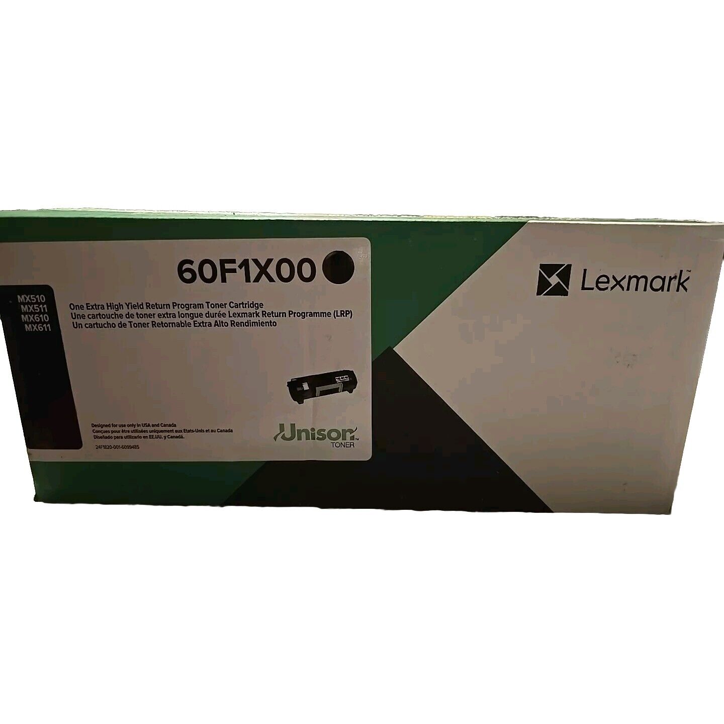 Genuine Lexmark 60F1X00 High Yield Return Program Toner Cartridge