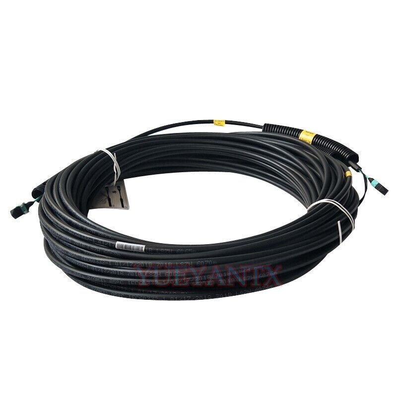 50M Field Outdoor MPO Female 8 Core 10GB 50/125 OM3 MM Fiber Patch Cord Cable