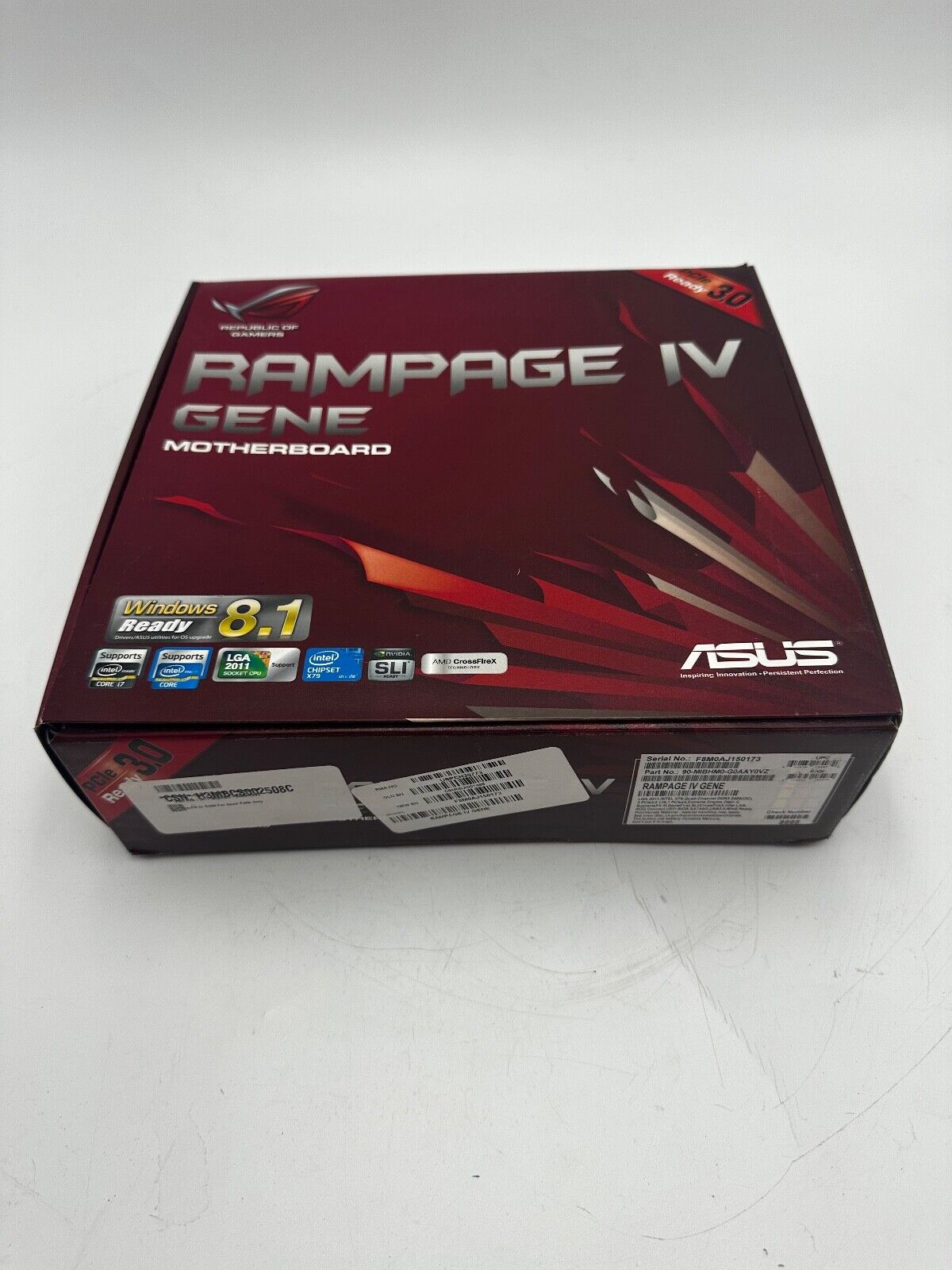 Asus Rampage IV GENE Republic of Gamers, Socket 2011, Intel Motherboard Used