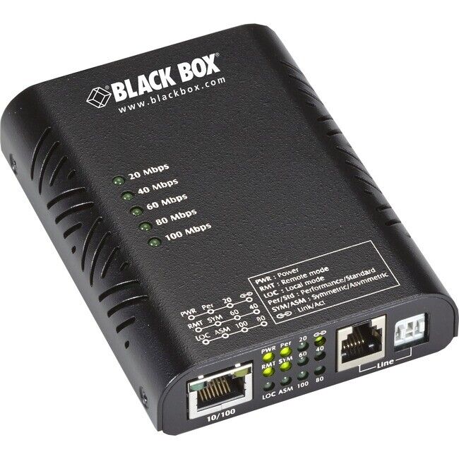 Black Box Industrial Ethernet Extender 10/100 1-Port LB320A