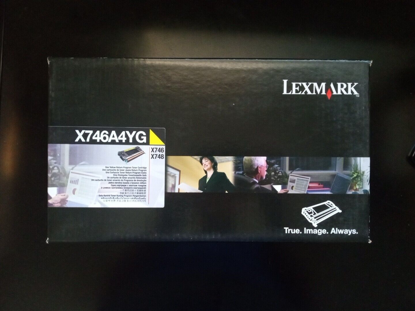 GENUINE LEXMARK X746A4YG OEM YELOW TONER BRAND NEW FACTORY SEALED