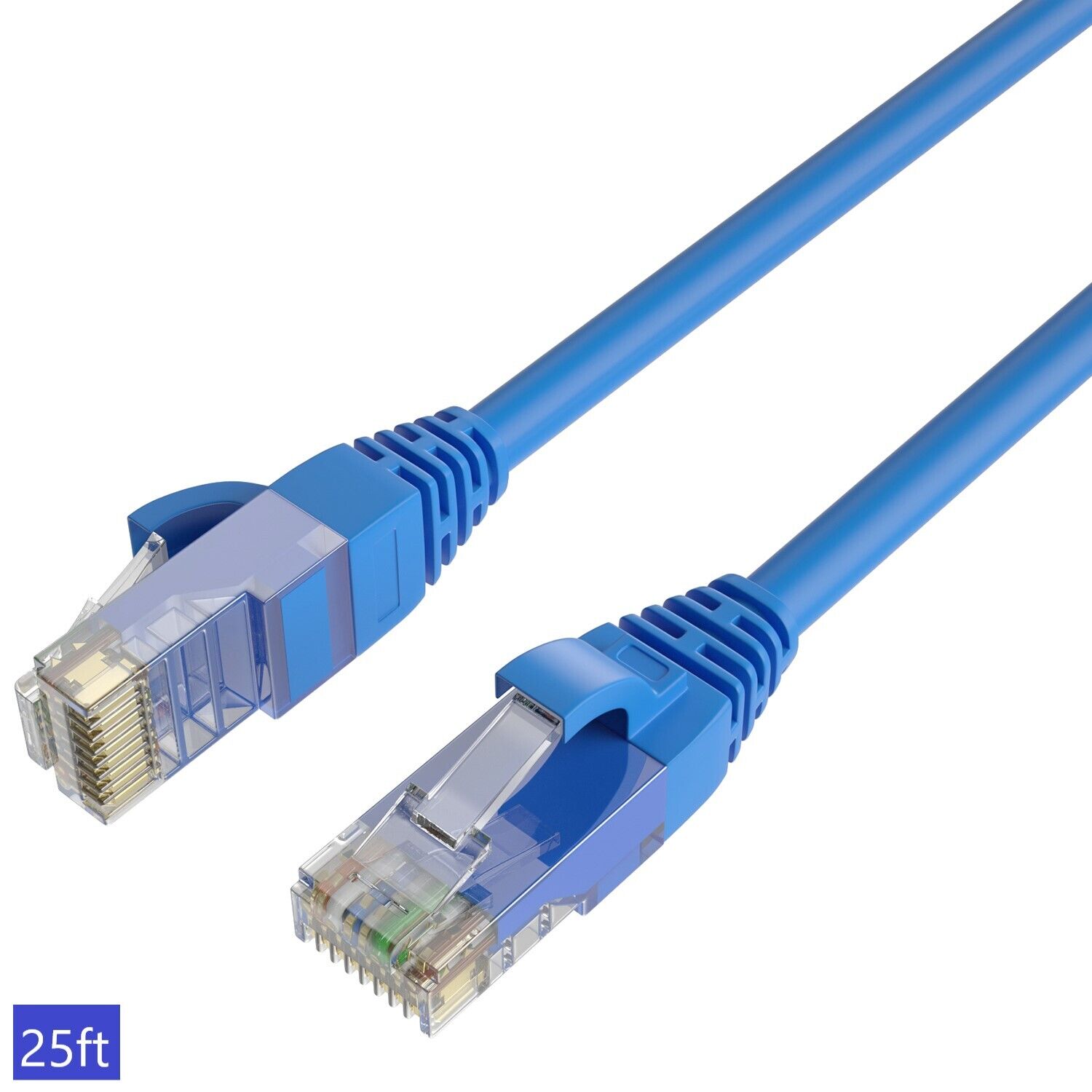 QualGear Cat 6 High-Speed Ethernet Cable - Blue
