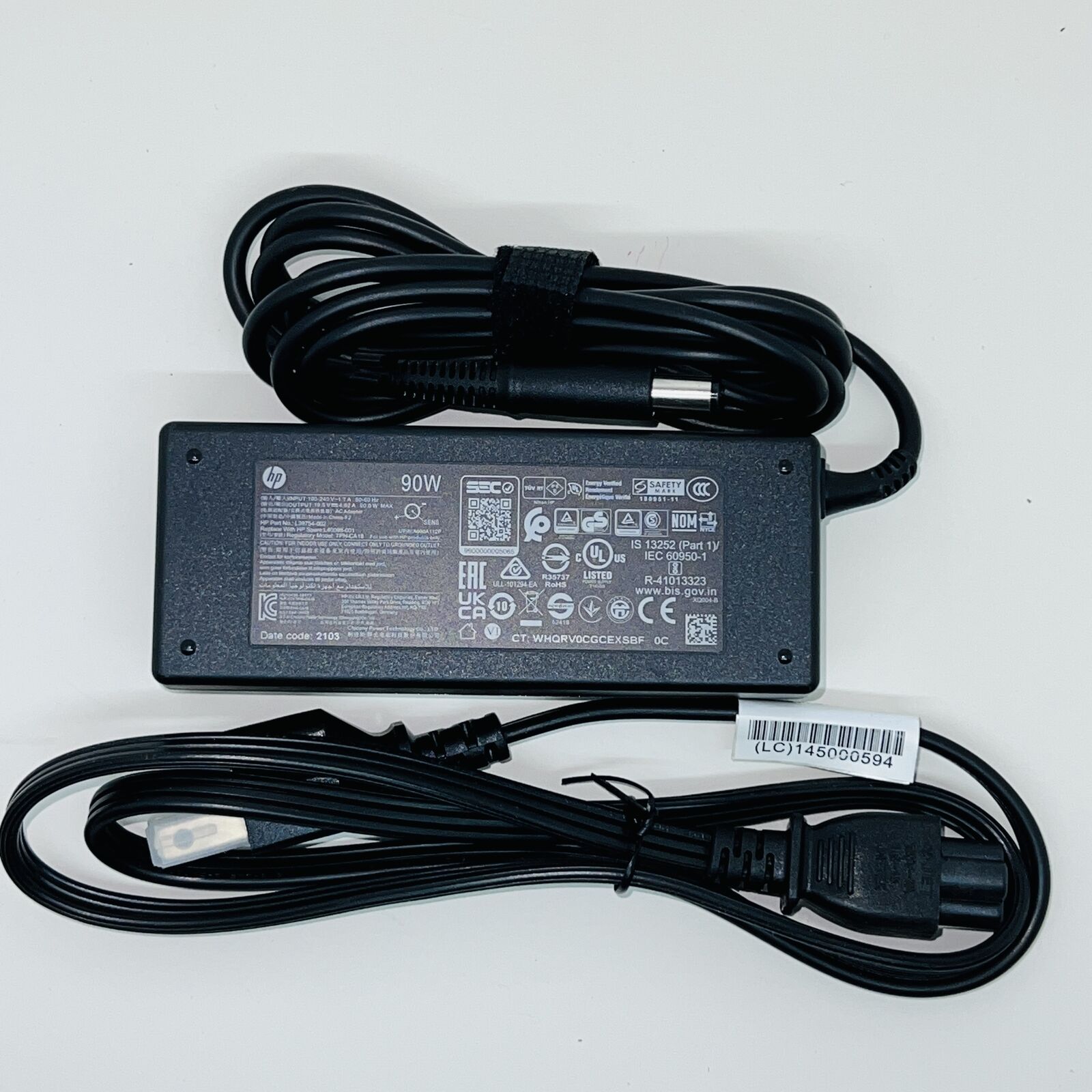 NEW Genuine OEM AC Power Adapter Supply Charger 90W for HP EliteDesk 705 G5