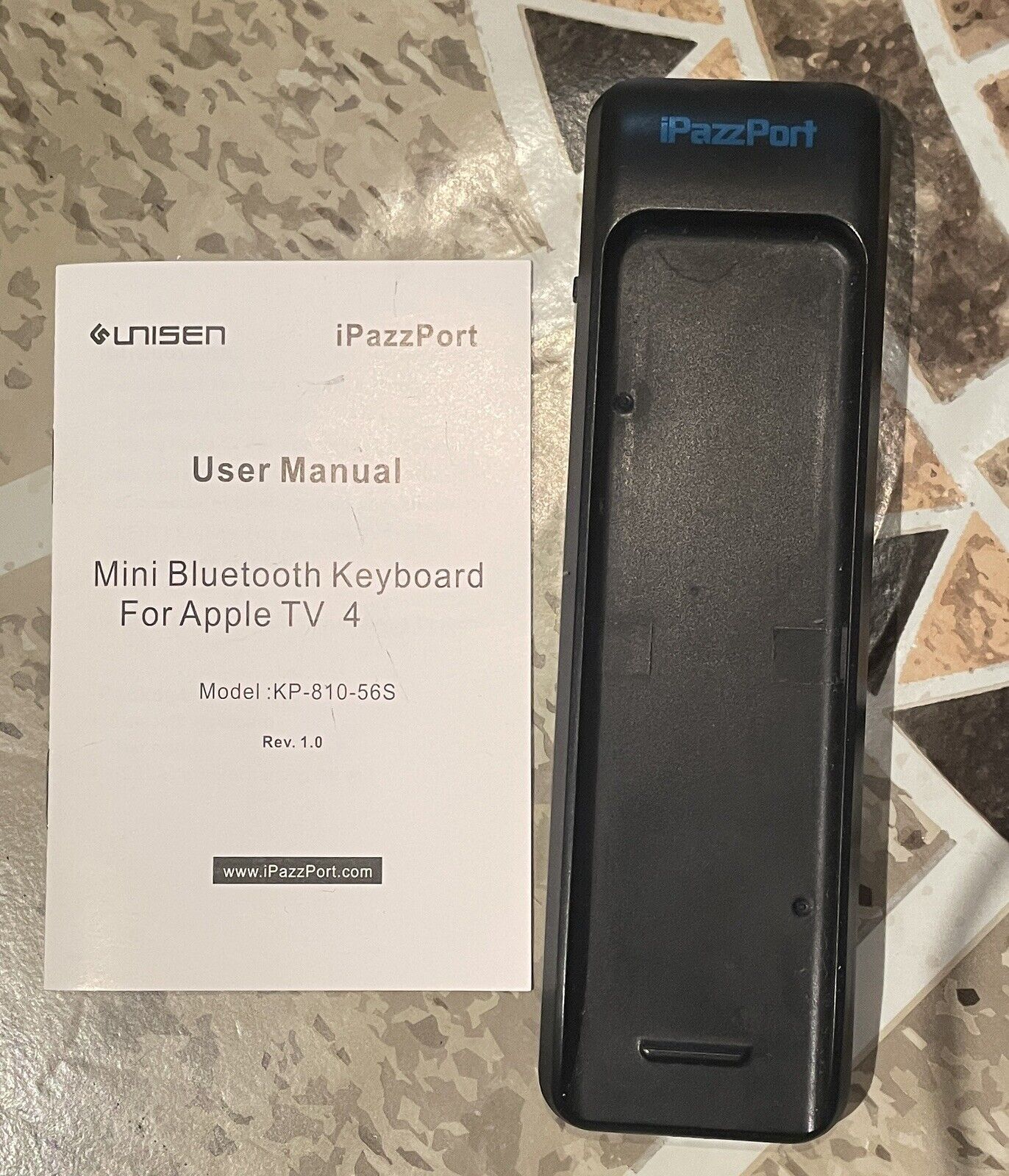 iPazzPort Mini Bluetooth Wireless Keyboard Remote For Android TV Apple TV