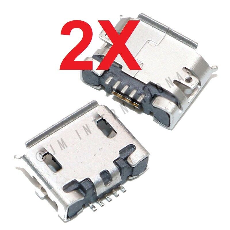 2X Vivitar Camelio Family Tablet Dock Connector Micro USB Charger Charging Port