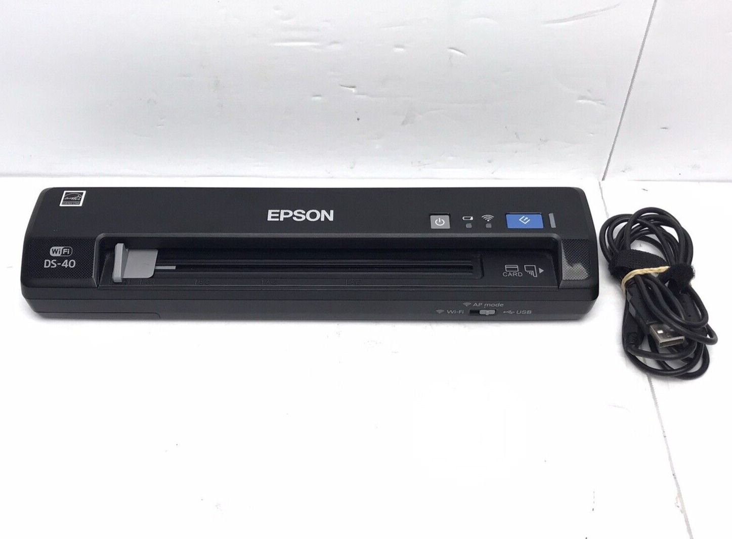 Epson WorkForce DS-40 Portable Document Scanner Battery Powered - No Power Cord