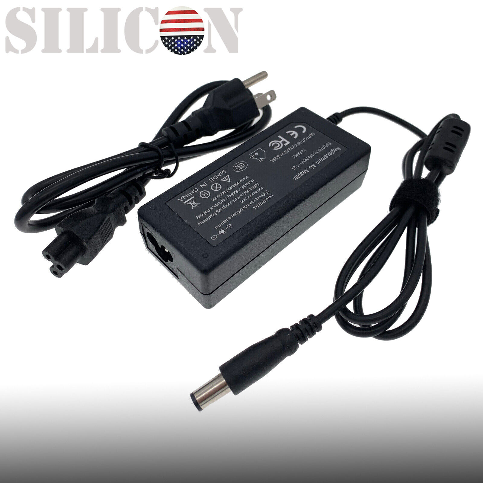 New AC Adapter Charger For HP Probook 640-G1, 645-G1, 650-G1, 655-G1 Power Cord