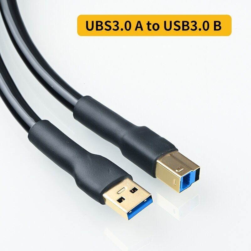 Digital Audio Pure Silver Data Type C Cable USB A- B 3.0/Micro B High-speed DAC